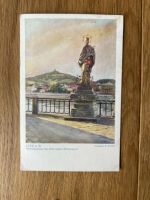 AK Postkarte 1939 Linz Nepomukstatue Friedrichshain-Kreuzberg - Friedrichshain Vorschau