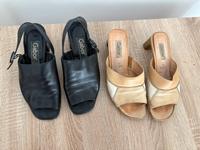 2 x Gabor Sandalen Sandaletten Sommerschuhe Slipper Leder Gr. 4,5 Neuhausen-Nymphenburg - Neuhausen Vorschau