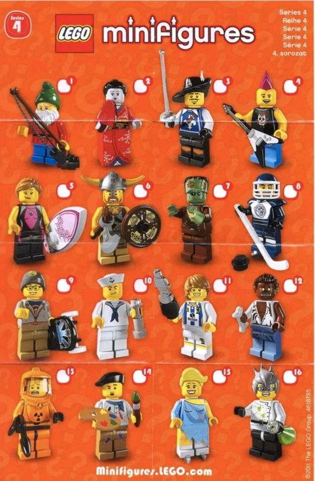 ⭐ Lego® Sammelfiguren 8804 | Serie 4 | verschiedene zur Auswahl in Flensburg