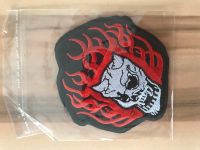 #15 Patch Totenkopf Teufel Flammen - Biker Kutte Weste Aufnäher Bayern - Krailling Vorschau