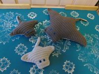 maritime Amigurumi Rochen Baumwolle Handarbeit Deko NEU Niedersachsen - Seesen Vorschau