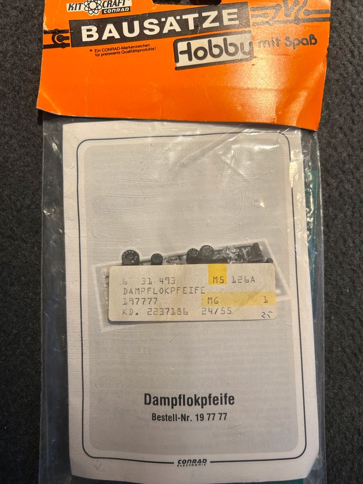 Conrad Elektronik Bausatz “Dampflokpfeife” in Nürnberg (Mittelfr)