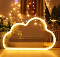 LED Neon Schild Wolke Lampe Licht Leuchtreklame Wandleuchte USB Hessen - Bebra Vorschau