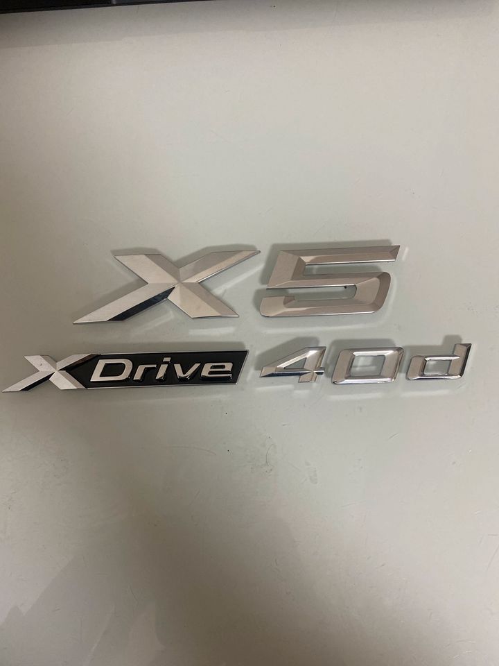 Bmw x5 xdrive 40d original Schriftzug Emblem Logo für Heckklappe in Dortmund