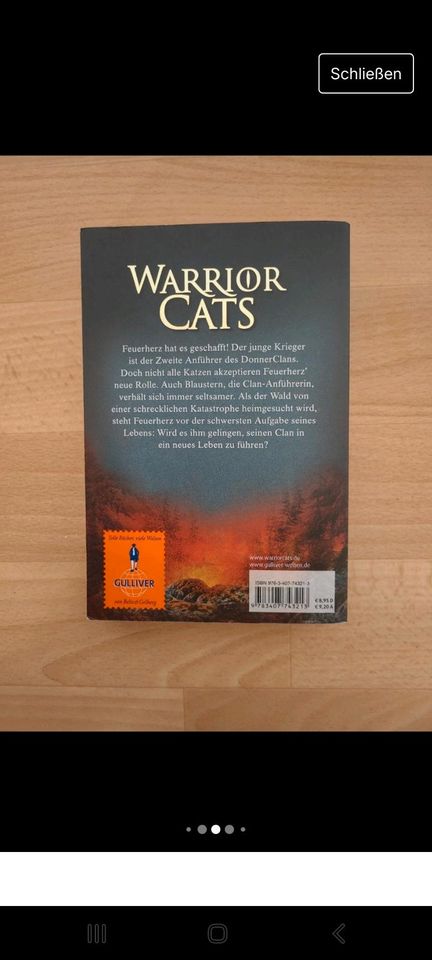 Warrior Cats Staffel 1 Buch 1 bis 6 in Schwerin
