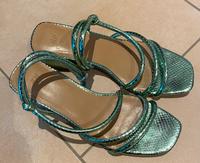 Sandaletten H&M metallic grün Bayern - Ergolding Vorschau