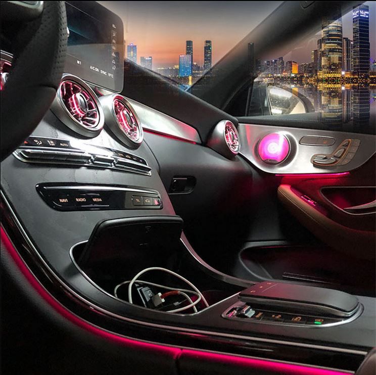 Mercedes Benz AMG Ambiente Beleuchtung in Großbeeren