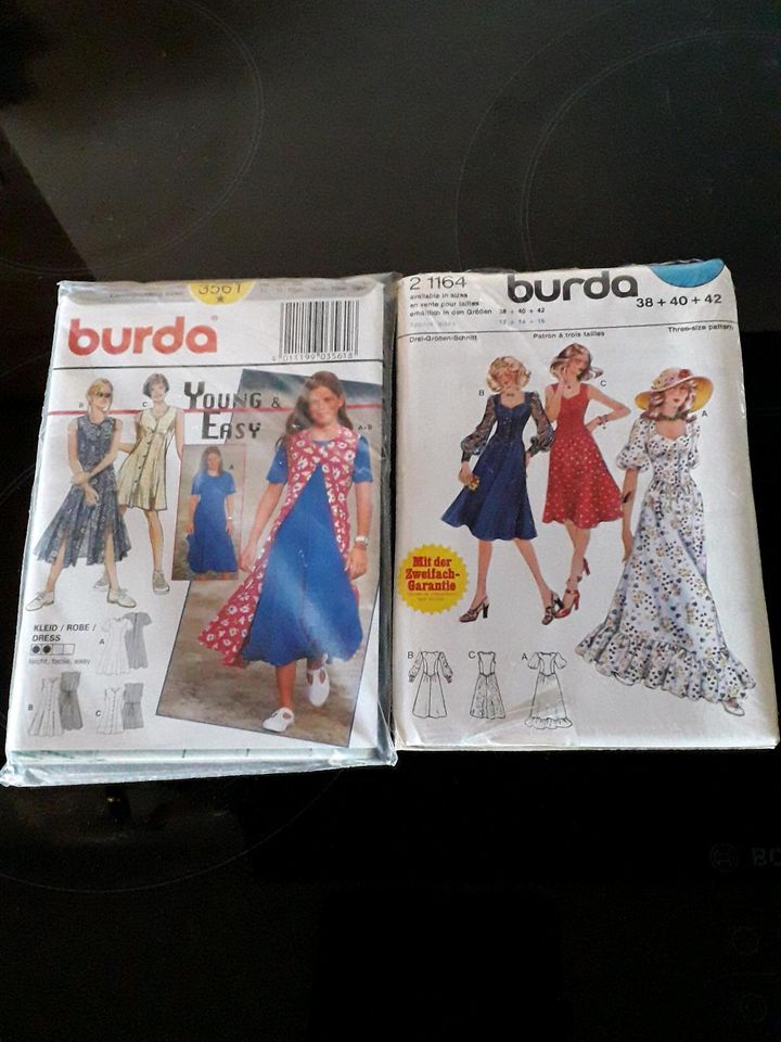 Modezeitschriften,Burda Schnitte mit Beschreibung in Kaltenholzhausen