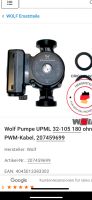 Wolf Pumpe UPML 32-105 180 Duisburg - Walsum Vorschau