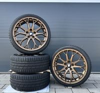 FF Wheels FF01 19 Zoll Sommerräder für Mercedes A B C CLA CLA35 CLA250e A250e Klasse W177 F2A W247 X247 W205 S205 C118 W118 X118 Felgen Reifen Räder bronze Performance Sommerreifen AMG Kompletträder Baden-Württemberg - Neckarsulm Vorschau