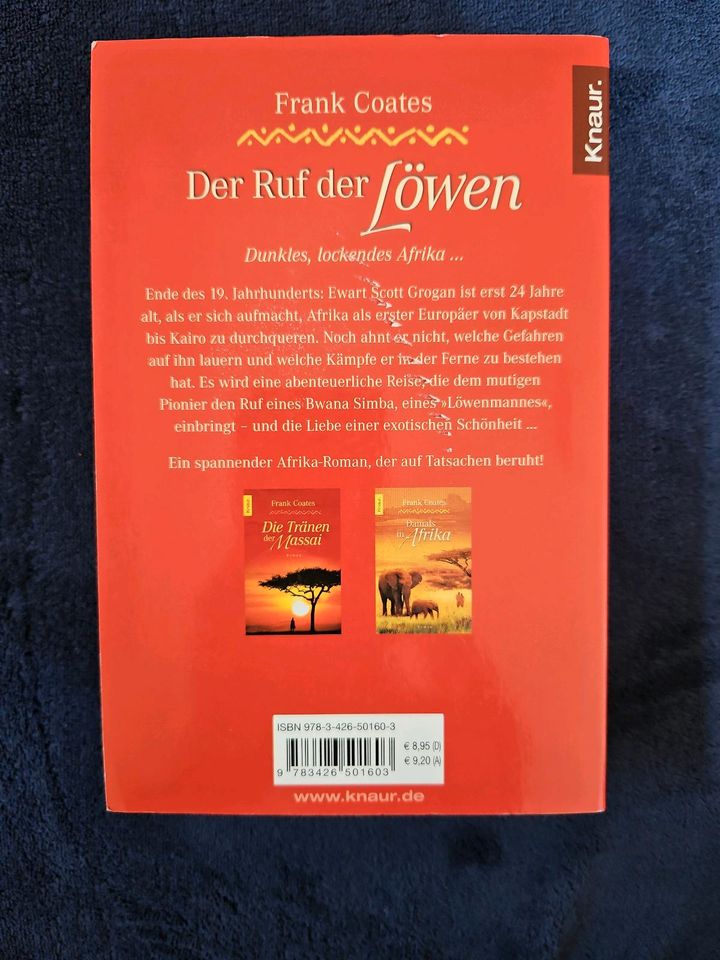 Roman - Frank Coates - Der Ruf der Löwen in Bergisch Gladbach