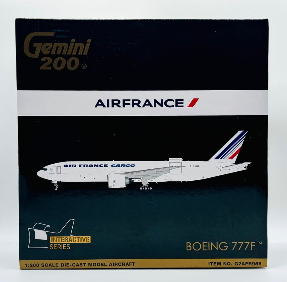 Gemini wie Herpa Wings 1:200 Air France Cargo B777F F-GUOC in Velbert