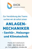 Anlagenmechaniker SHK - Installateur - Heizungsbauer - Nordrhein-Westfalen - Minden Vorschau