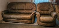 Sofa Couchgarnitur Leder  1 - 3 Sitzer Sachsen - Breitenbrunn Vorschau