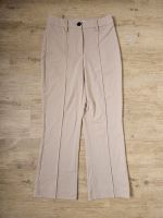 Bershka Bundfaltenhose Wide Leg tailored Stoffhose beige sand M Sachsen - Augustusburg Vorschau