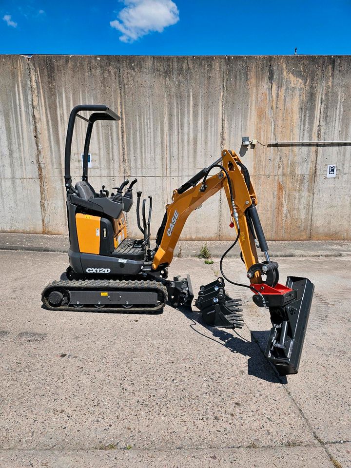 Minibagger Micro Case CX12 D-Serie MS01 Bobcat kubota Cat Wacker in Dermbach