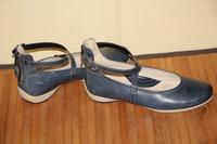 ECCO Gr. 39 Sportliche Ballerinas echtes Leder blau Niedersachsen - Jork Vorschau