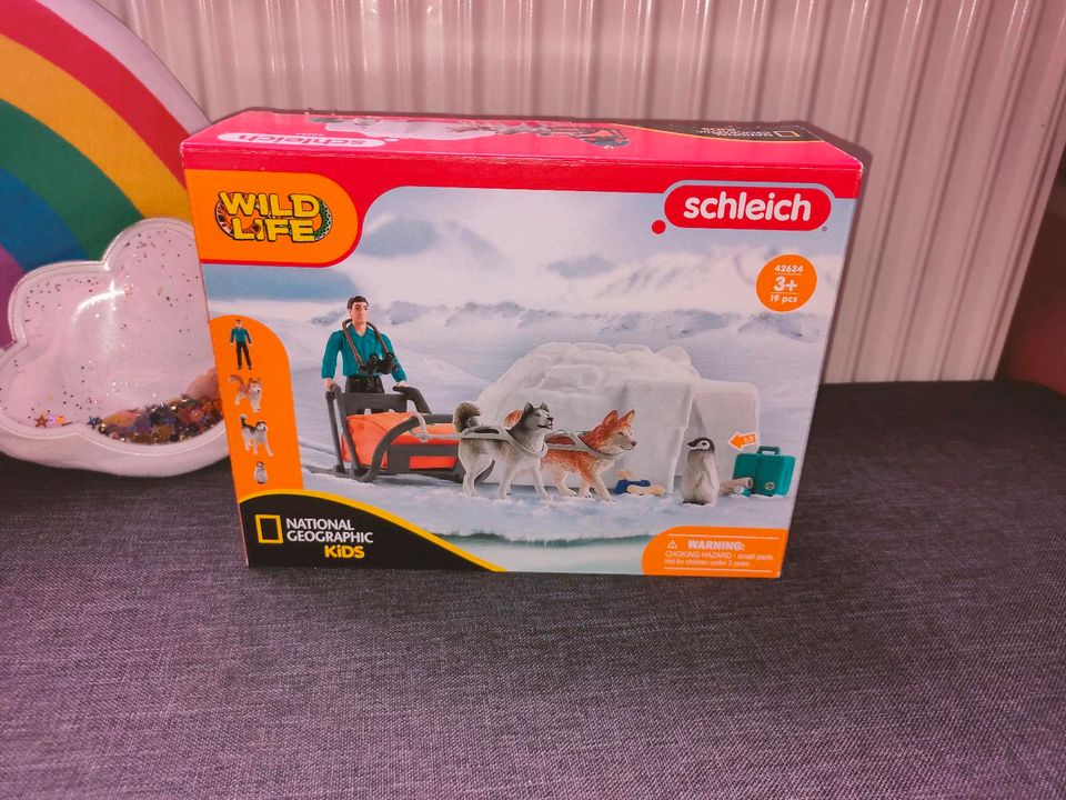 Schleich Wild Life Antarktis Expedition Set Iglu Schlittenhunde in Wismar