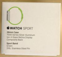 Apple Watch Sport Verpackung OVP Packung 38mm A1553 Silber Alu Baden-Württemberg - Waiblingen Vorschau