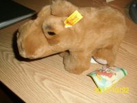 Steiff RINO Hippo Nilpferd Baby 083693 sitzend braun selten Herzogtum Lauenburg - Berkenthin Vorschau