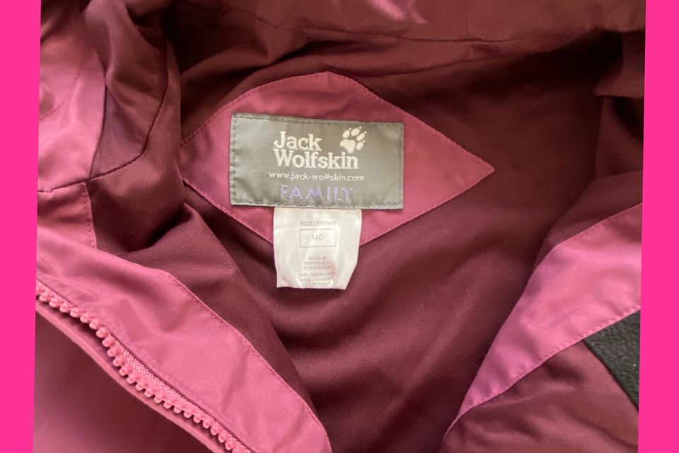 Übergangsjacke für Mädchen von Jack Wolfskin, Gr. 140 - wNEU in Lage