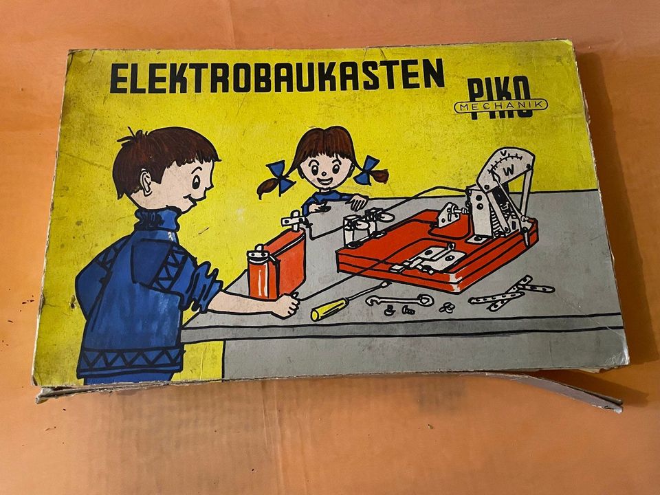 PIKO Elektrobaukasten mit Experimentebuch, DDR 1970-er Jahre in Meißen