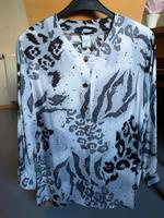 Bluse Tunika Longbluse Hemd Leo-Look Gr. 38/40 Hessen - Schlüchtern Vorschau