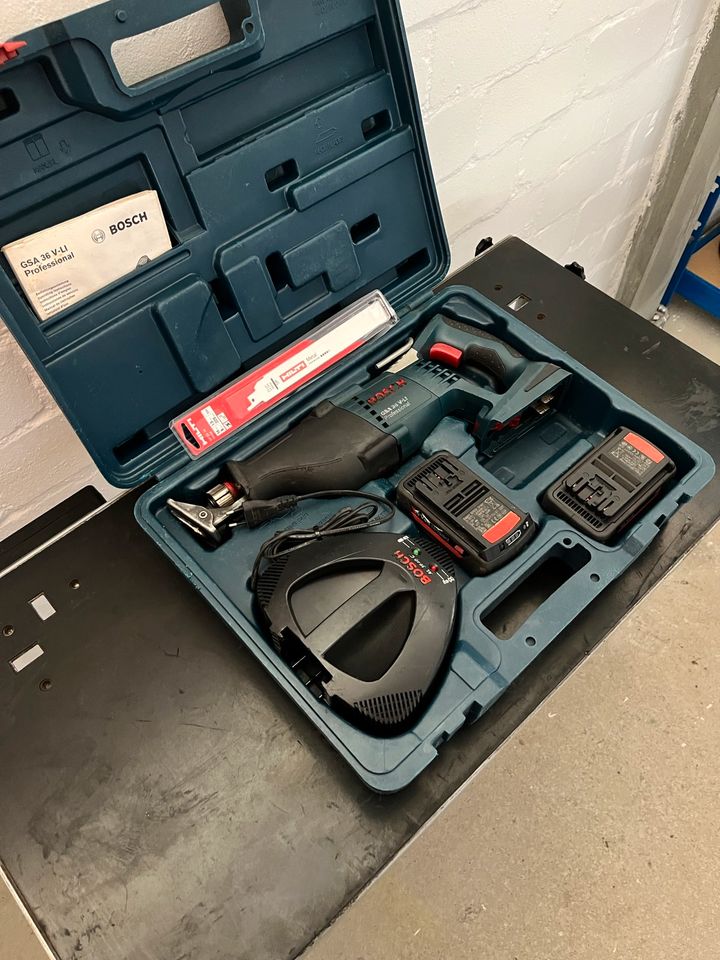 Bosch Akku-Säbelsäge GSA 36 V-Li im Koffer in Schleswig-Holstein -  Grönwohld | Heimwerken. Heimwerkerbedarf gebraucht kaufen | eBay  Kleinanzeigen ist jetzt Kleinanzeigen