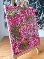 Gemälde Struktur Blumen Kunst Handmade 24x30cm Niedersachsen - Dörverden Vorschau