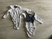 süße Baby Strampler Set Gr. 56 Hemdbody Langarm mit Fliege Essen - Stoppenberg Vorschau