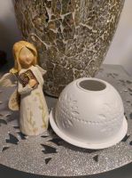 Schutzengel mit Bibel Figur von Gilde + Schneeflocken Teelicht Hessen - Helsa Vorschau