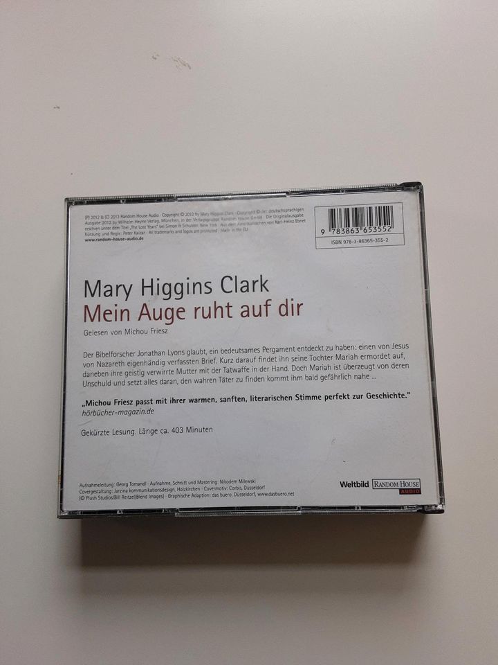 Mary Higgins Clark Höhrbuch in Hamburg