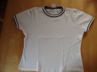 Cooles Vintage T-Shirt, weiß mit schwarzen Bündchen, Größe 38 Hessen - Wiesbaden Vorschau