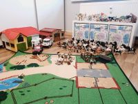 SCHLEICH ! Paket aus 178Teile! 142Tiere Bauernhof Set mit Teppich Sachsen - Nünchritz Vorschau