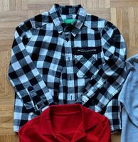 Benetton Hemd, Flanell, kariert s/w, Gr. 120 Stuttgart - Stuttgart-West Vorschau