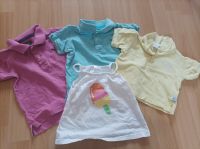 *** H&M Zeeman Polo Shirt Top pink türkis gelb Eis Gr.74/80 *** Nordrhein-Westfalen - Heiligenhaus Vorschau