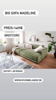 Sofa Couch Big Sofa Bezug aus Cord sofort lieferbar Niedersachsen - Delmenhorst Vorschau