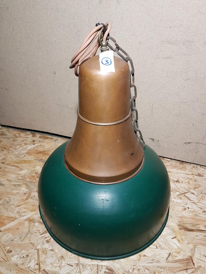 Billardlampe Vintage Lampe Patina Retro in Ehrenberg (Rhön)