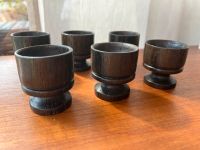 Dunkelbraune Holz Eierbecher Set 6 Stck. Design Vintage JHP Schleswig-Holstein - Rabenholz Vorschau