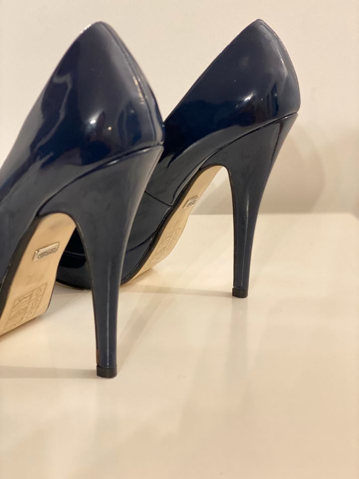 Schuhe High Heels Blau Plateau Heels Buffalo in Berlin