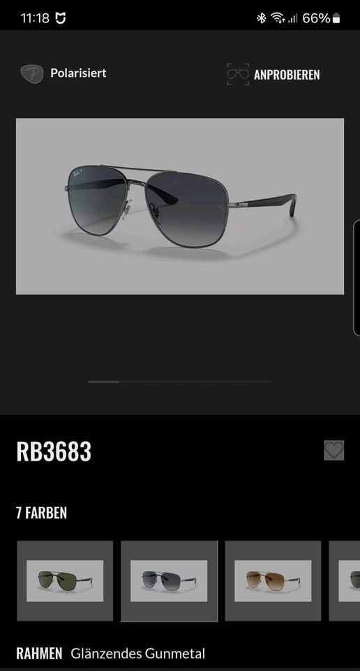 Original Ray Ben RB3683 Polarized in Paderborn