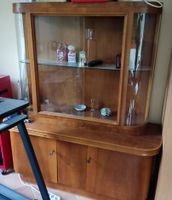 Sideboard mit Glasvitrine Retro Buche Niedersachsen - Luhden Vorschau