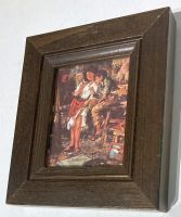 Antiker Miniholzrahmen 7,8 x 8,8 cm mit schönem Bild Baden-Württemberg - Ulm Vorschau