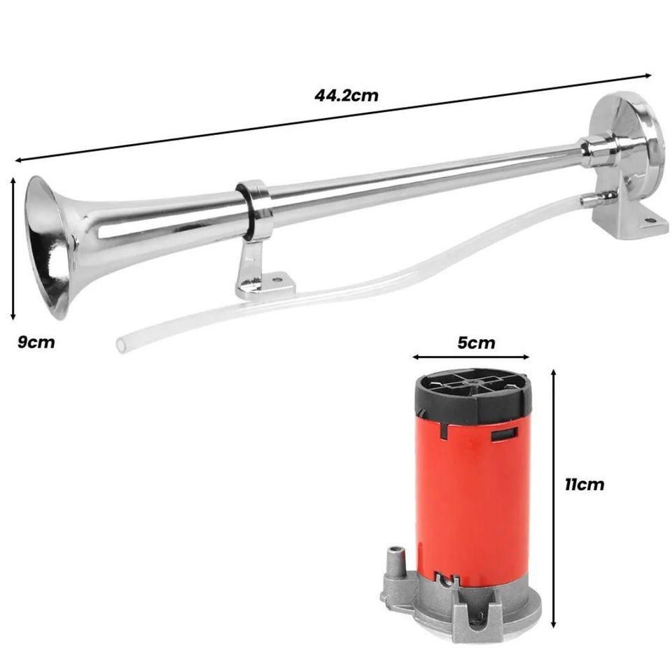 150DB Fanfare Hupe Druckluft Horn Nebelhorn 12V LKW PKW Bus in Bebra