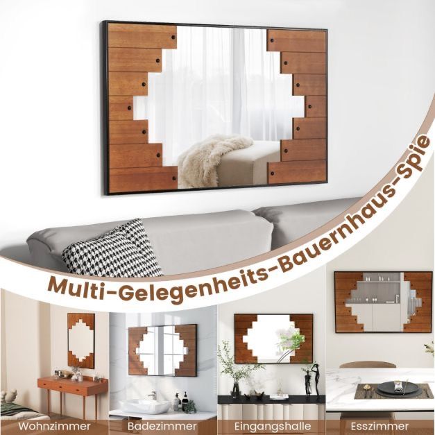 Spiegel mit Holzrahmen, NEUWARE, 105€* in Köln