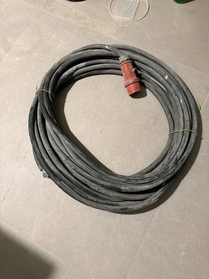 Starkstrom Kabel 16A 15 Meter 5x4mm2 in Halver