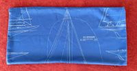 blauer Kissenbezug CCA Spinnaker ⚓️ 60 x 30 cm + Innenkissen ⚓️ ⚓ Altona - Hamburg Blankenese Vorschau