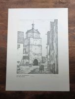 Kunstdruck Ulm - Die Wengengasse von Danuta Prus  30x40cm Bayern - Neu Ulm Vorschau