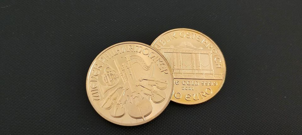 Wiener Philharmoniker Goldmünze 1 Unze (Medaille) in Berlin