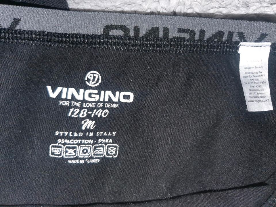 3 Slip Boxershorts vingino schwarz gr.128/140 neuwertig in Oberndorf am Neckar